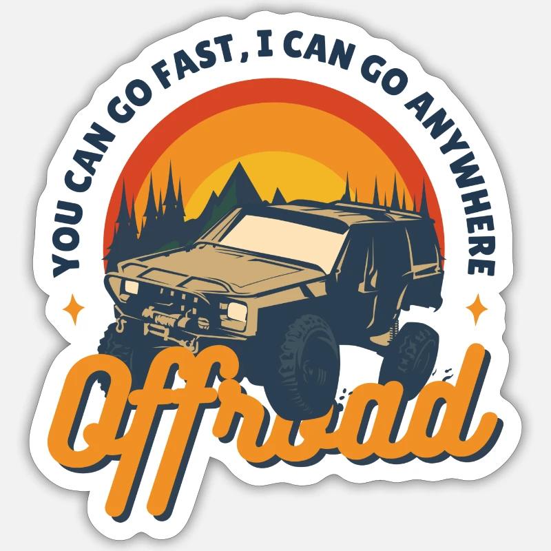 OFFROAD Sticker Größe S (10 x 10 cm)
