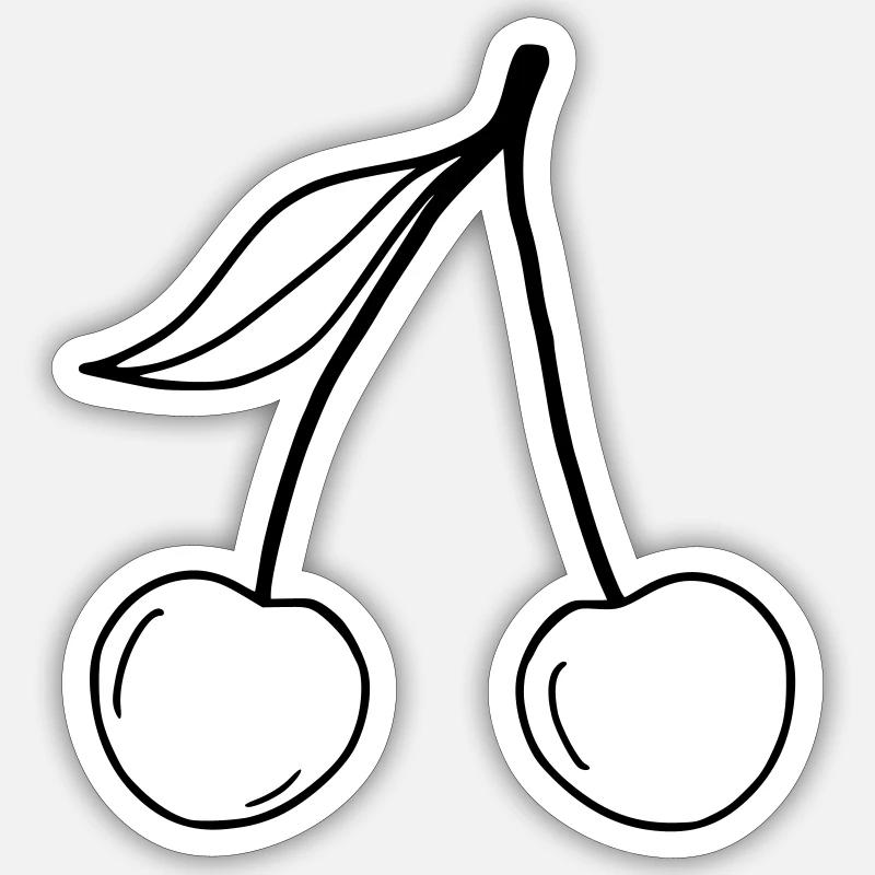 Cherries Sticker size S (10 x 10 cm)