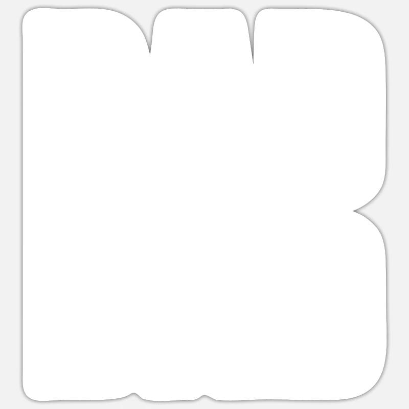 Rad dad - Sticker taille S (10 x 10 cm) - blanc mat