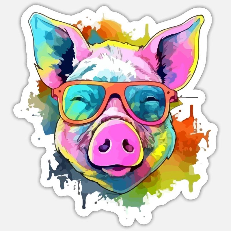 Sticker taille S (10 x 10 cm) - 