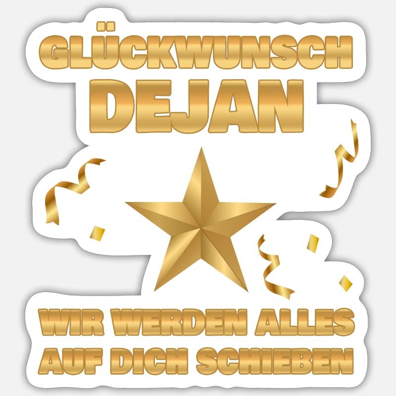 Sticker Größe S (10 x 10 cm) - 
