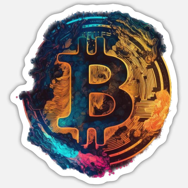 B - Sticker Größe S (10 x 10 cm) - Mattweiß