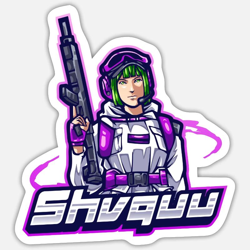 Sticker Größe S (10 x 10 cm) - 