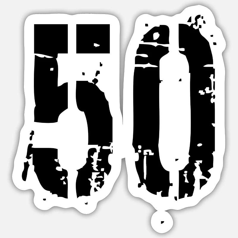 Sticker Größe S (10 x 10 cm) - 
