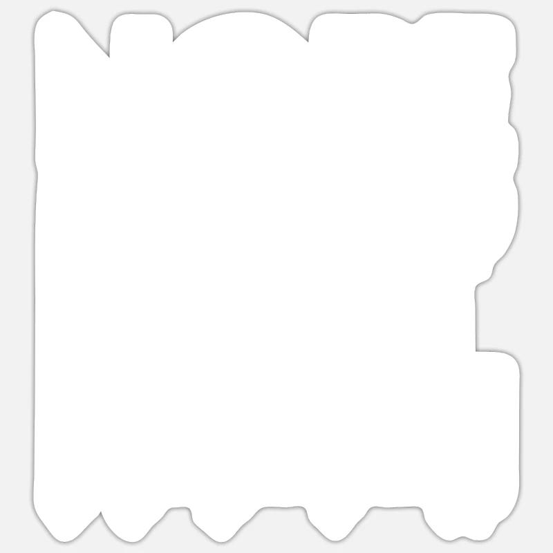 NOPE NOT TODAY - Sticker size S (10 x 10 cm) - white matte
