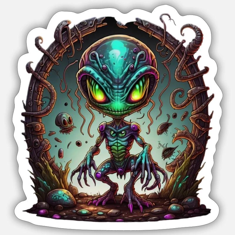 Sticker taille S (10 x 10 cm) - 