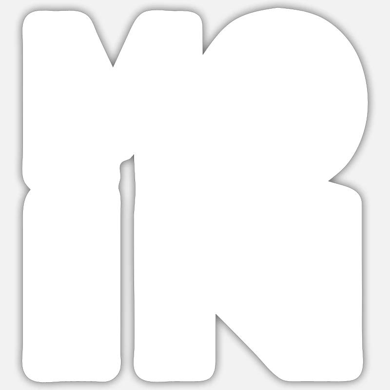 MOIN - Sticker Größe S (10 x 10 cm) - Mattweiß