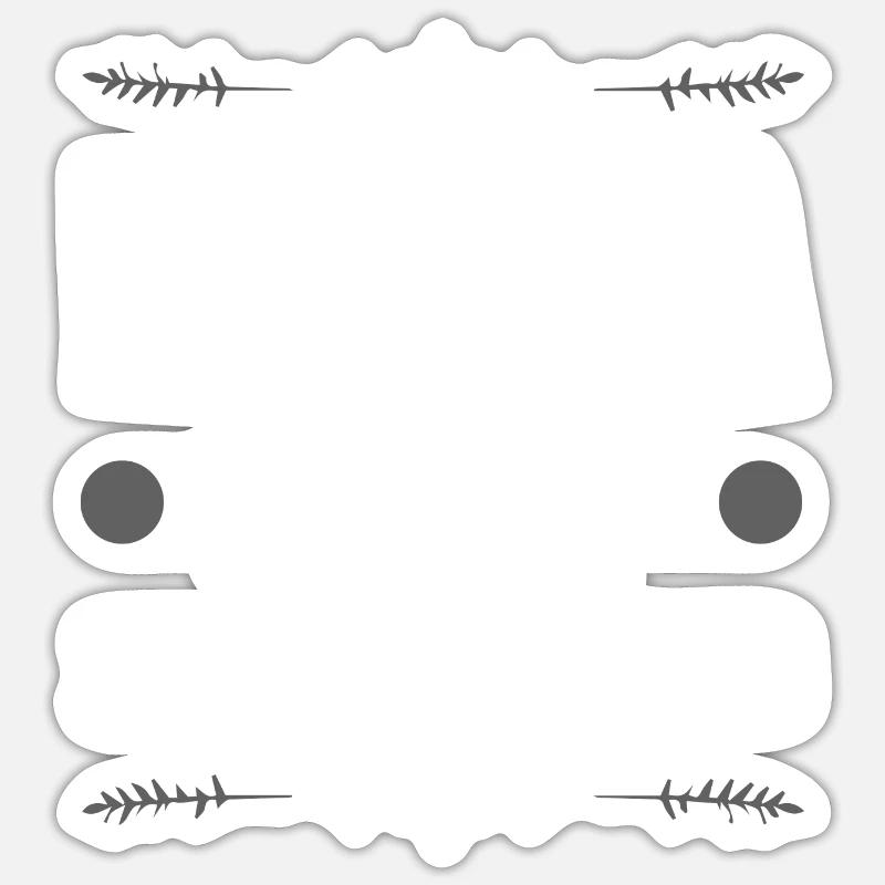 Mama Chef Superheld Mutter - Sticker Größe S (10 x 10 cm) - Mattweiß