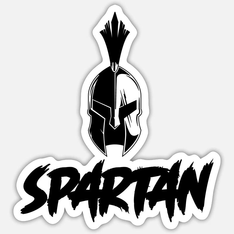 Spartan Sticker size S (10 x 10 cm)