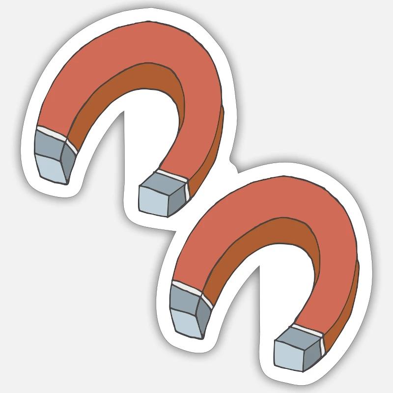 Magnet double Sticker size S (10 x 10 cm)