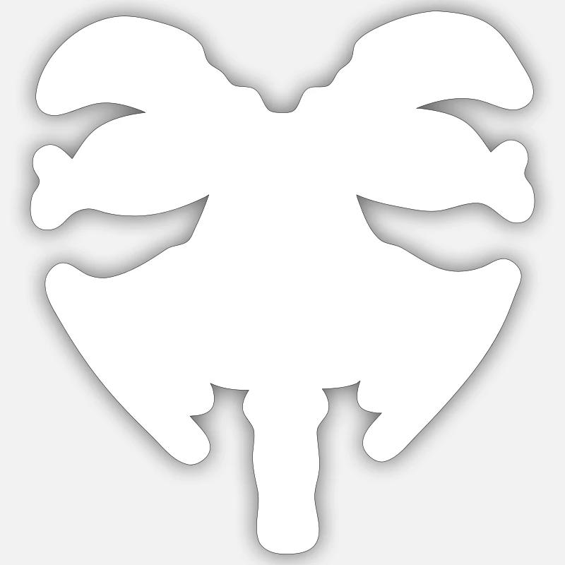 Anonymous Design Gesicht mit A Sticker Größe S (10 x 10 cm)