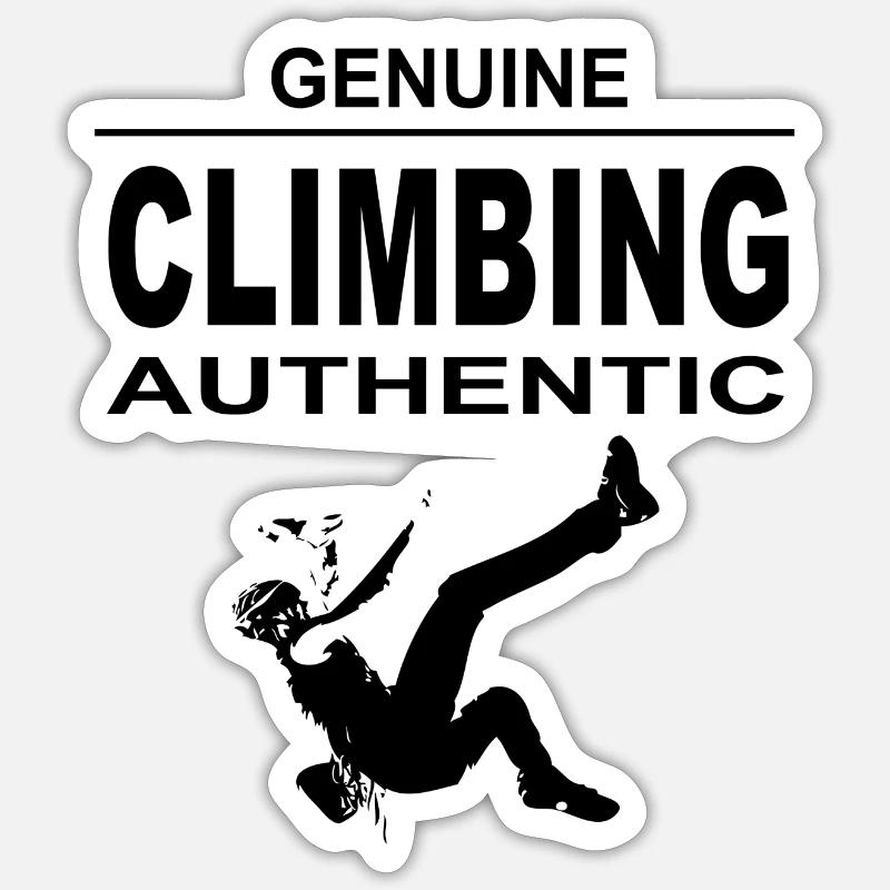 Klettern - Climbing Sticker Größe S (10 x 10 cm)