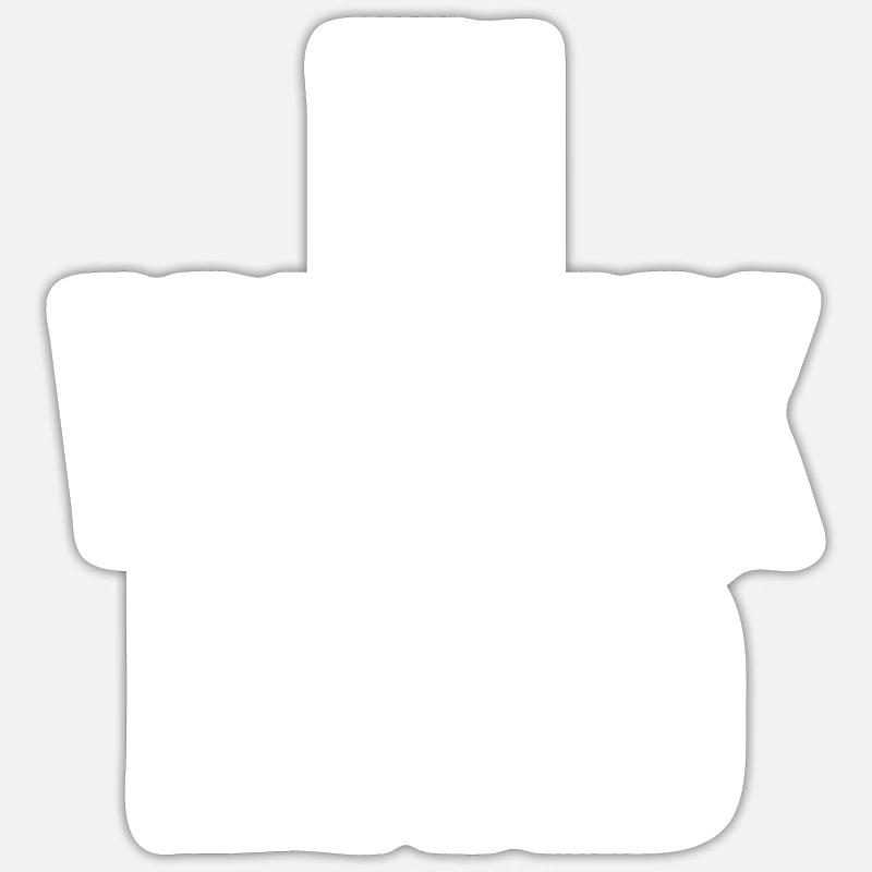 Am Wochenende - Sticker Größe S (10 x 10 cm) - Mattweiß