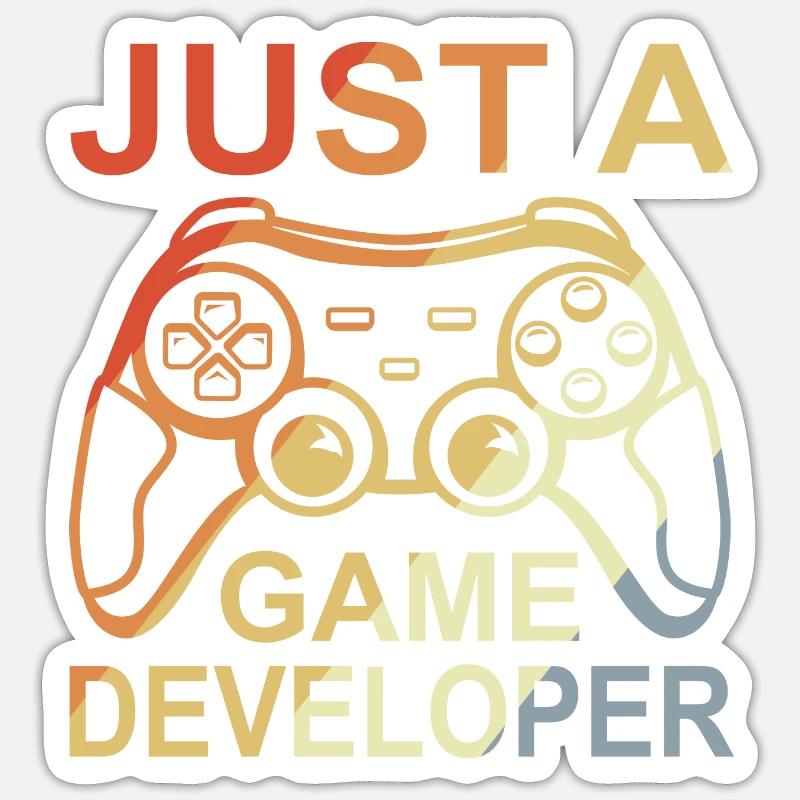 Game Developer Sticker size S (10 x 10 cm)