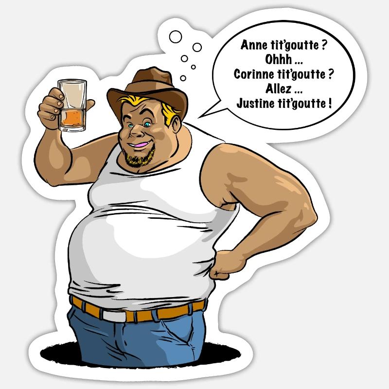 Cheers ! - Sticker size S (10 x 10 cm) - white matte