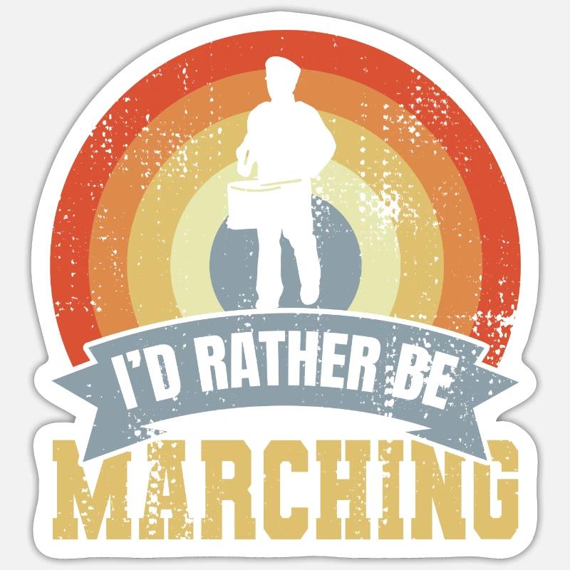 Drum Spell Sticker size S (10 x 10 cm)