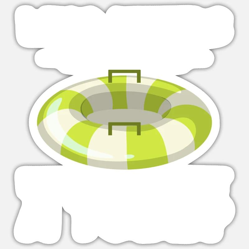 Velomobil - Sticker Größe S (10 x 10 cm) - Mattweiß
