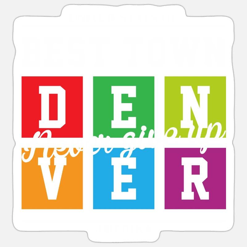 Best Town - Sticker Größe S (10 x 10 cm) - Mattweiß