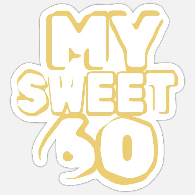 60 - Sticker size S (10 x 10 cm) - white matte