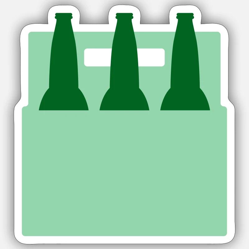 Sixpack Sticker Größe S (10 x 10 cm)