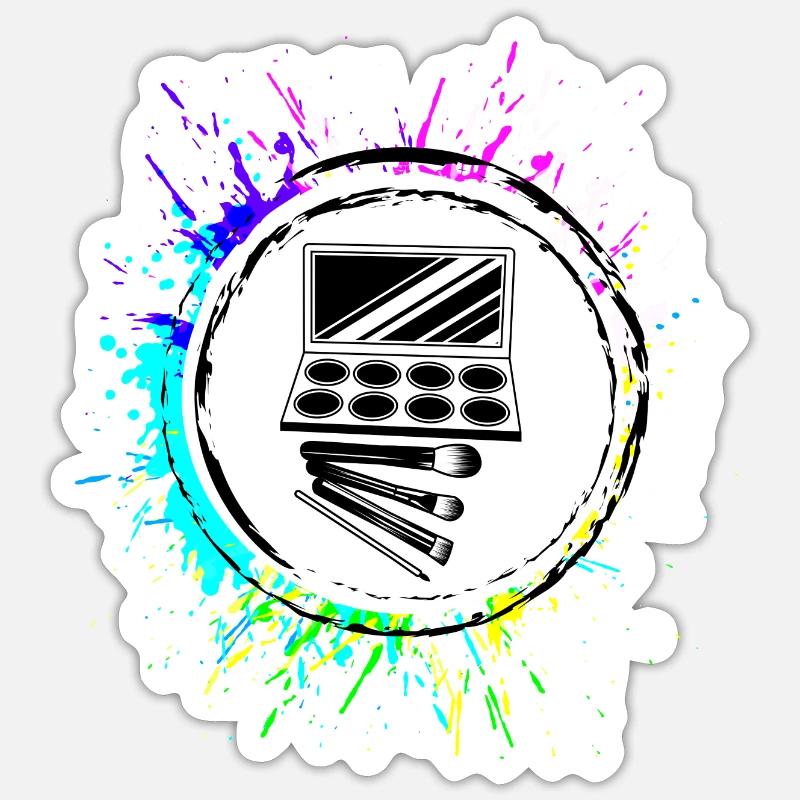 Make Up Cosmetics Icon Sticker size S (10 x 10 cm)