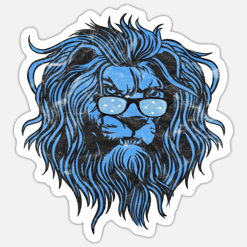 Mikronesien - Sticker Größe S (10 x 10 cm) - Mattweiß