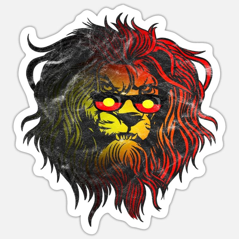 Aborigines - Sticker size S (10 x 10 cm) - white matte