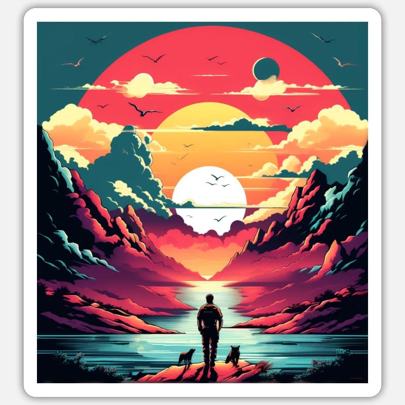 Sticker Größe S (10 x 10 cm) - 