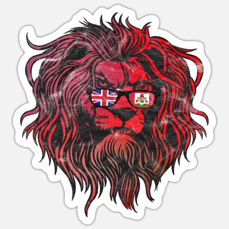 Bermuda Sticker size S (10 x 10 cm)