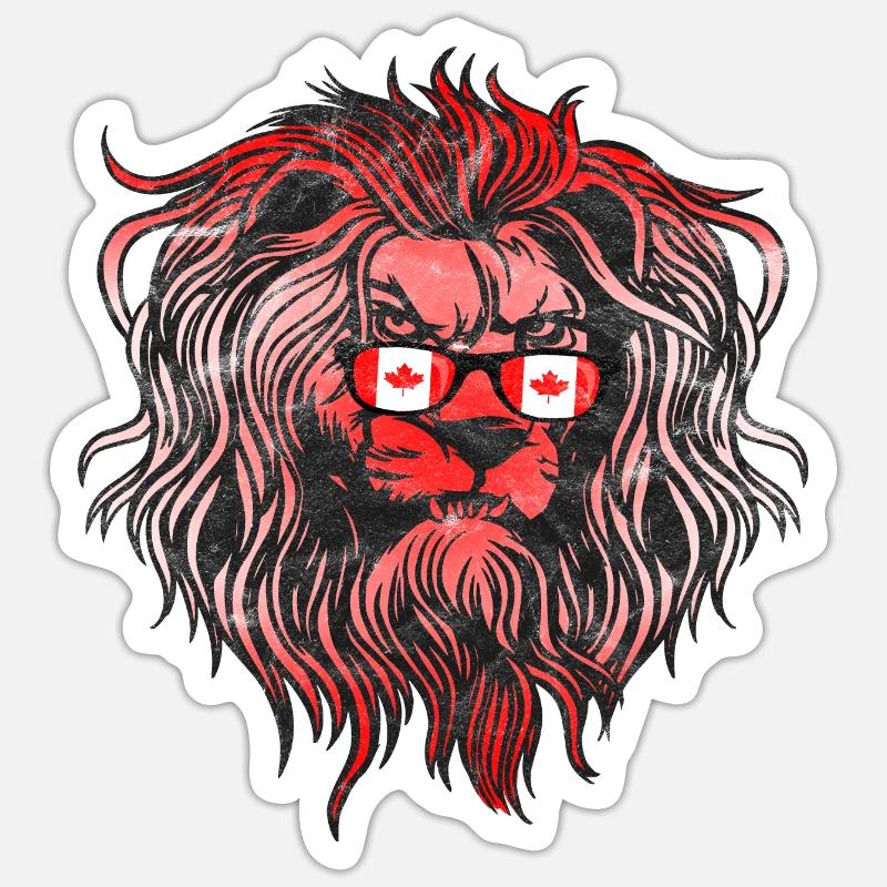Kanada Sticker Größe S (10 x 10 cm)