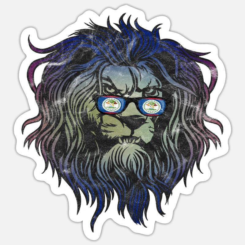 Belize Sticker size S (10 x 10 cm)