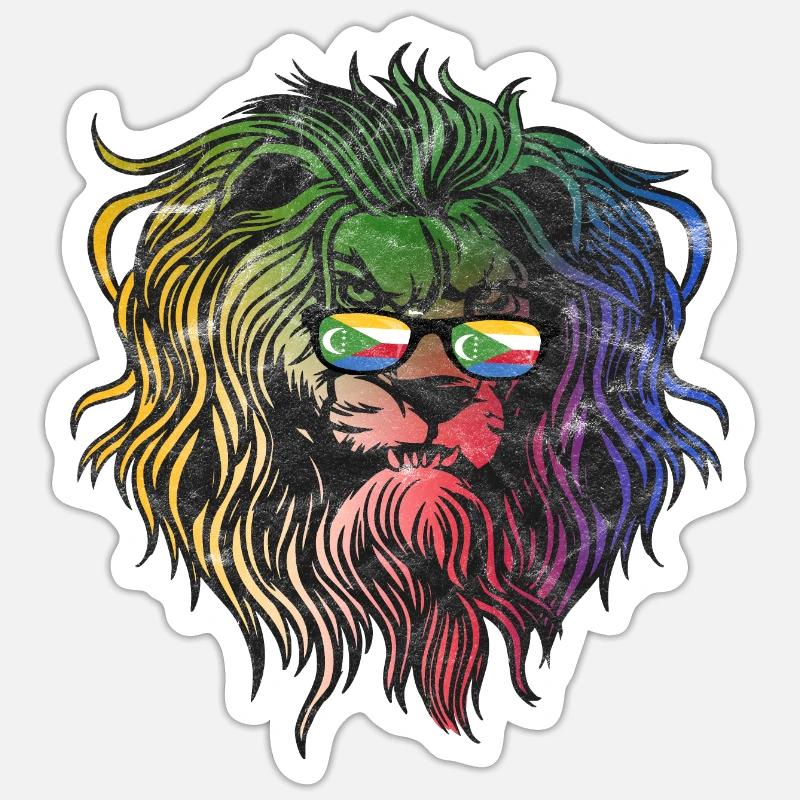 Comoros Sticker size S (10 x 10 cm)