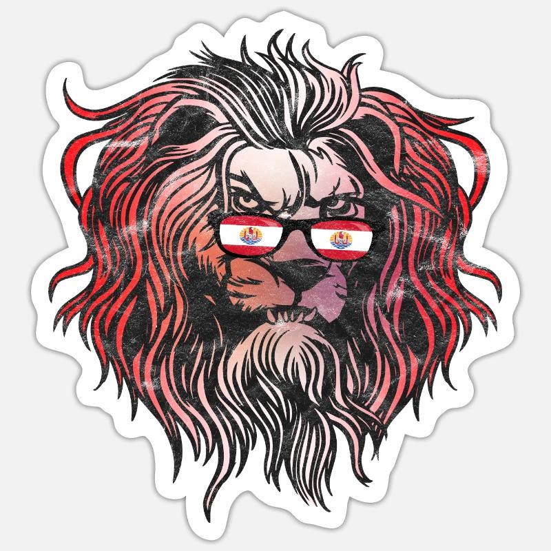 French Polynesia Sticker size S (10 x 10 cm)