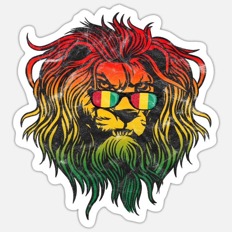 Guinea - Sticker size S (10 x 10 cm) - white matte