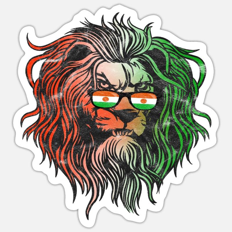 Niger Sticker Größe S (10 x 10 cm)