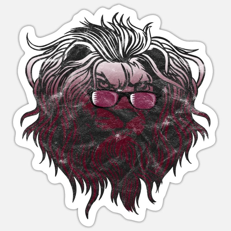 Qatar - Sticker taille S (10 x 10 cm) - blanc mat