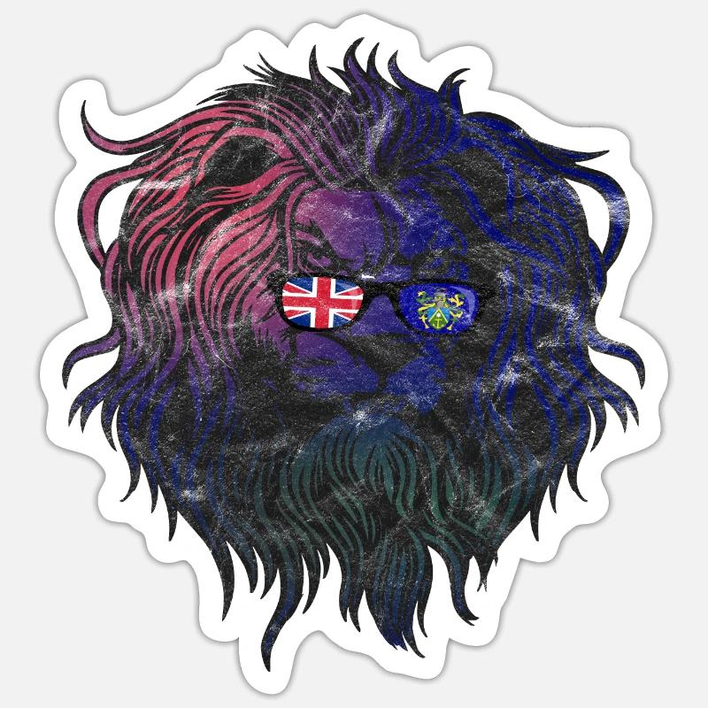 Pitcairn Islands - Sticker size S (10 x 10 cm) - white matte