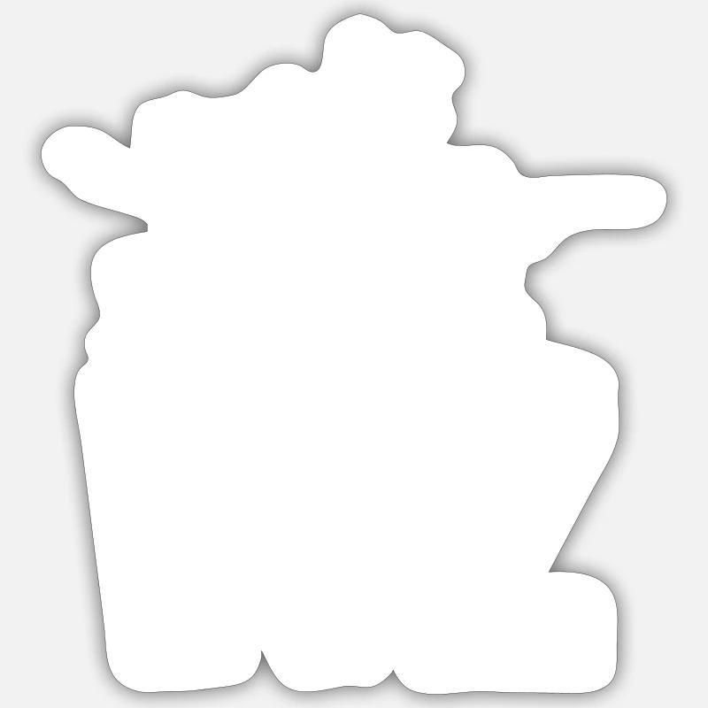 WARZONE - Sticker size S (10 x 10 cm) - white matte