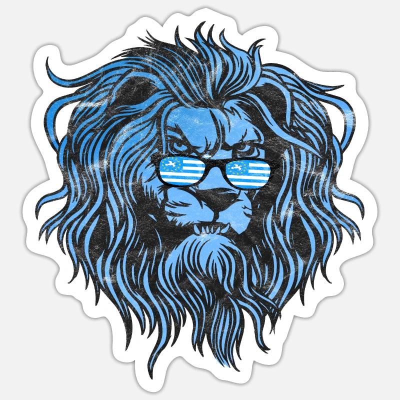 Sud Cameroun - Sticker taille S (10 x 10 cm) - blanc mat
