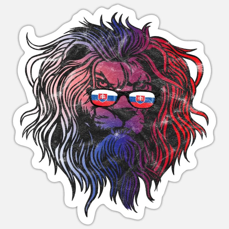 Slowakei Sticker Größe S (10 x 10 cm)