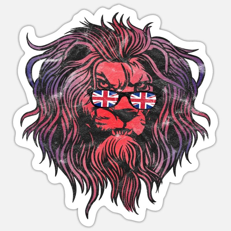 Royaume-Uni Sticker taille S (10 x 10 cm)