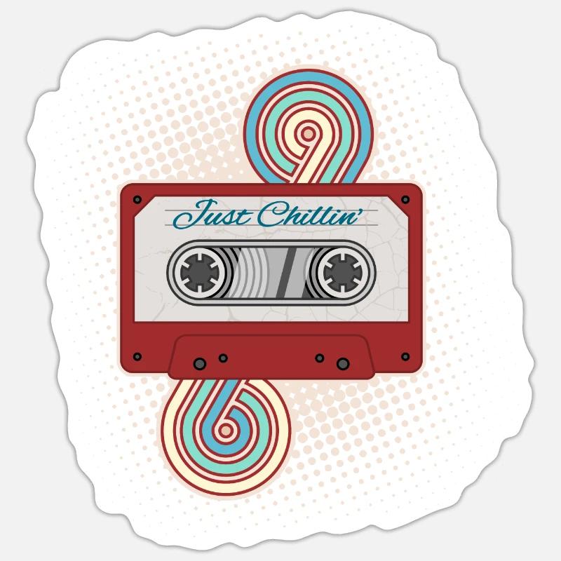 Just Chillin' Sticker Größe S (10 x 10 cm)