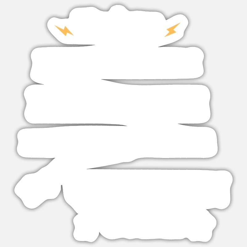 Comptable Comptabilité Métier - Sticker taille S (10 x 10 cm) - blanc mat