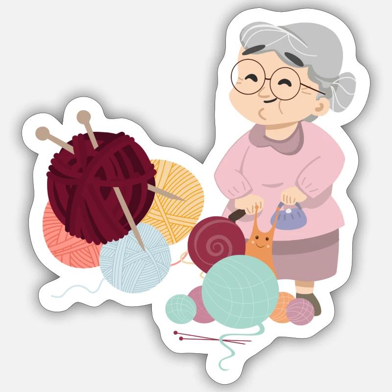 Wool Sticker size S (10 x 10 cm)