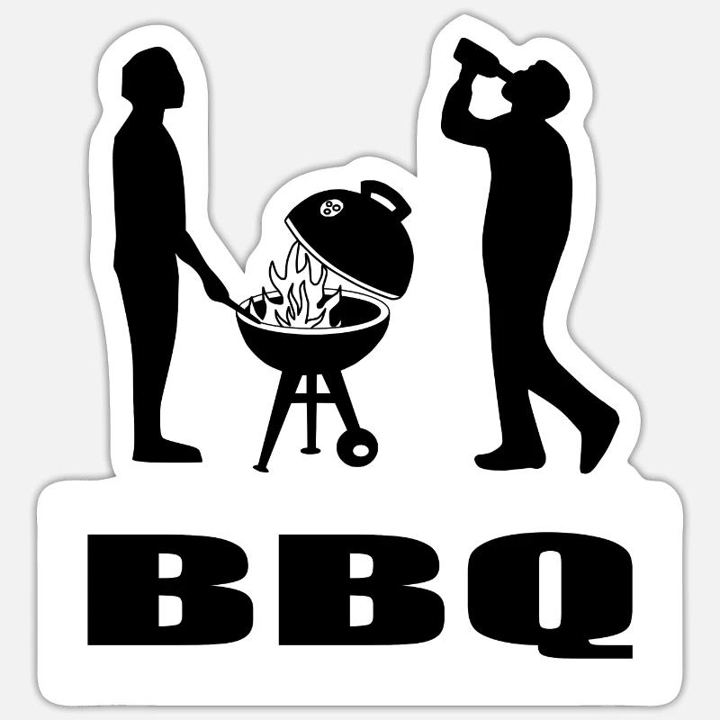 BBQ Sticker Größe S (10 x 10 cm)