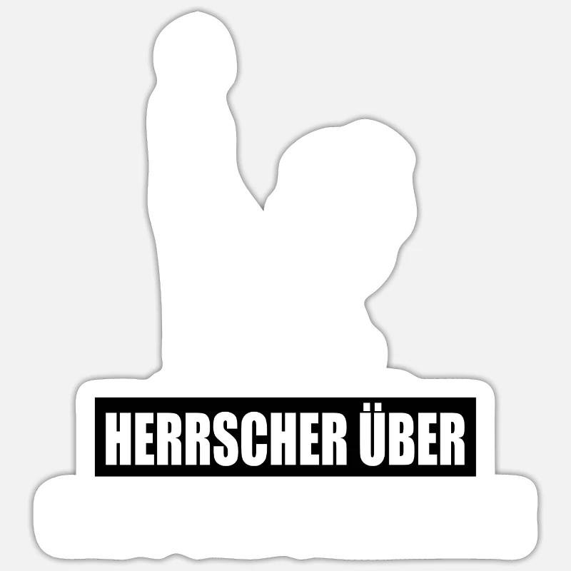 BBQ - Sticker Größe S (10 x 10 cm) - Mattweiß