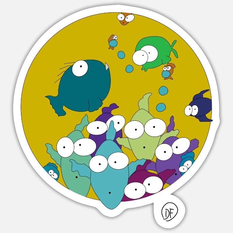 Sticker Größe S (10 x 10 cm) - 