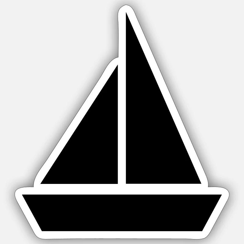 Yes, i am a Sailor - Sticker Größe S (10 x 10 cm) - Mattweiß