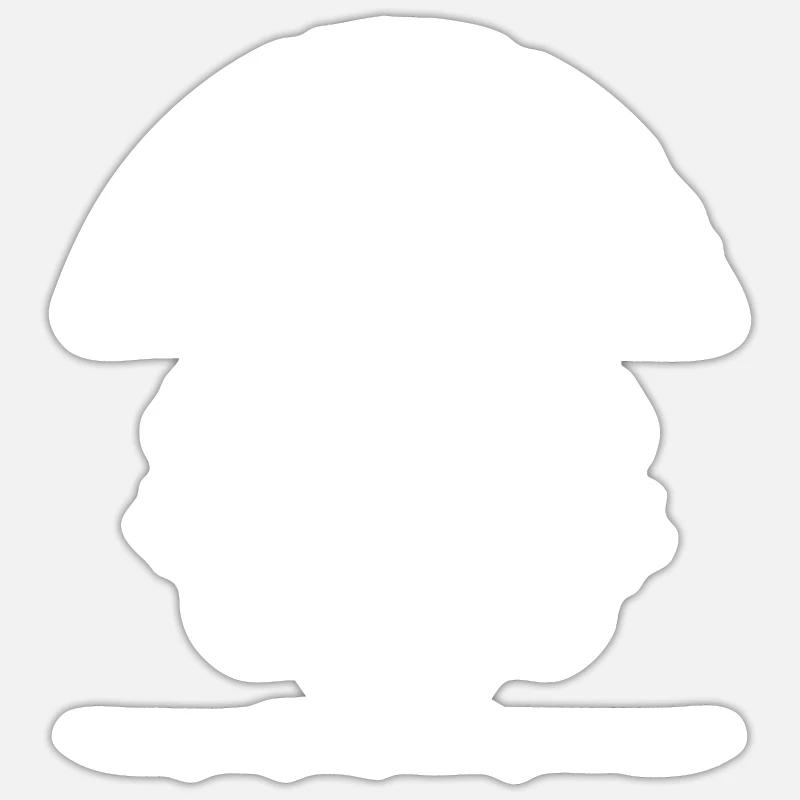 Alien Greetings from the outer space Sticker Größe S (10 x 10 cm)