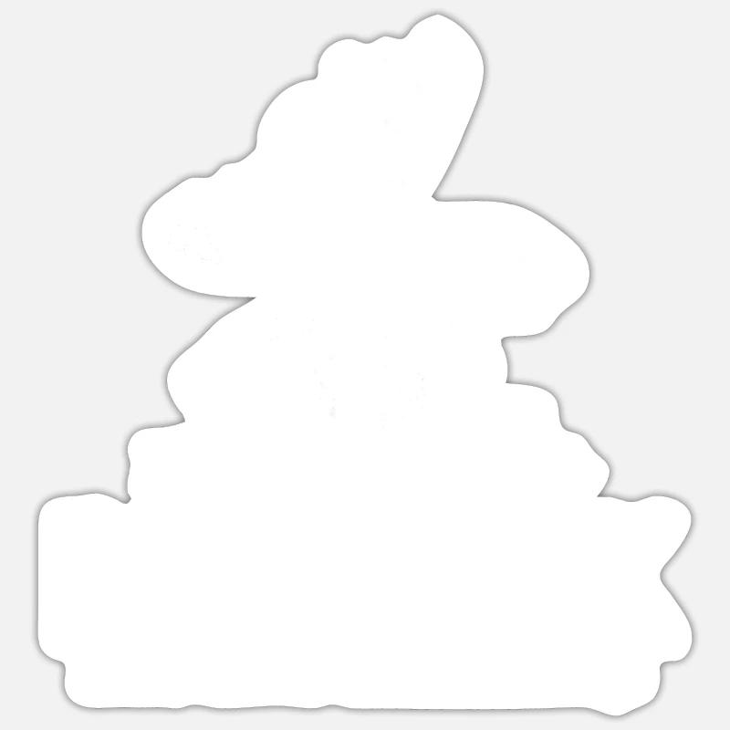 Däne Dänemark dänisch Elch - Sticker Größe S (10 x 10 cm) - Mattweiß